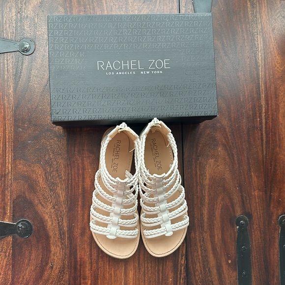 Rachel Zoe Girls White Sandals Size 3 - Picture 11 of 11